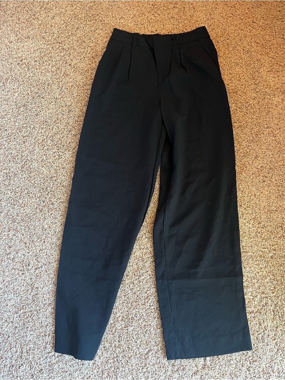 Women’s Black Pleated Dress Pants